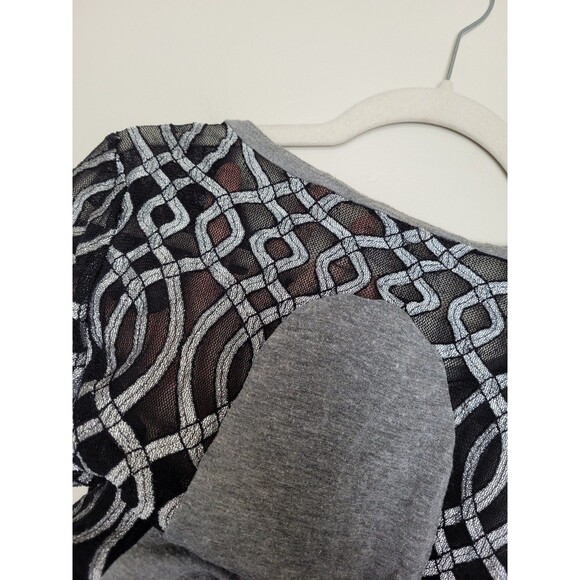 Angels & Diamonds Graphic T-Shirt Demonia Affliction Goth Emo Grunge Mesh Small - Picture 9 of 12